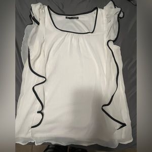 Maurice’s Large white blouse shirt